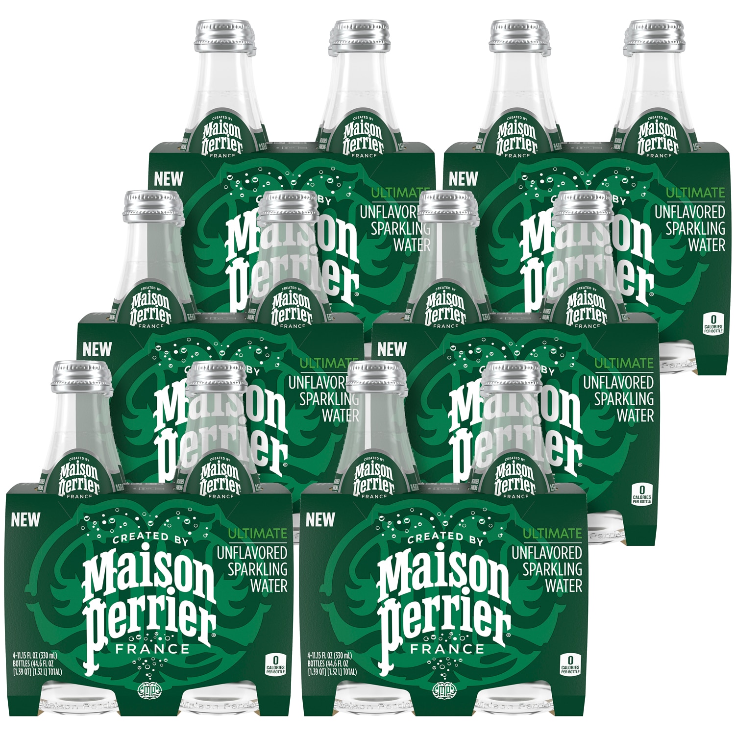 Perrier Maison Perrier Sparkling Water, Glass Bottles