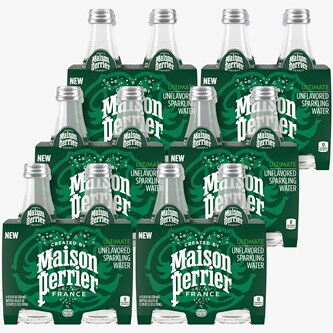 Perrier Maison Perrier Sparkling Water, Glass Bottles