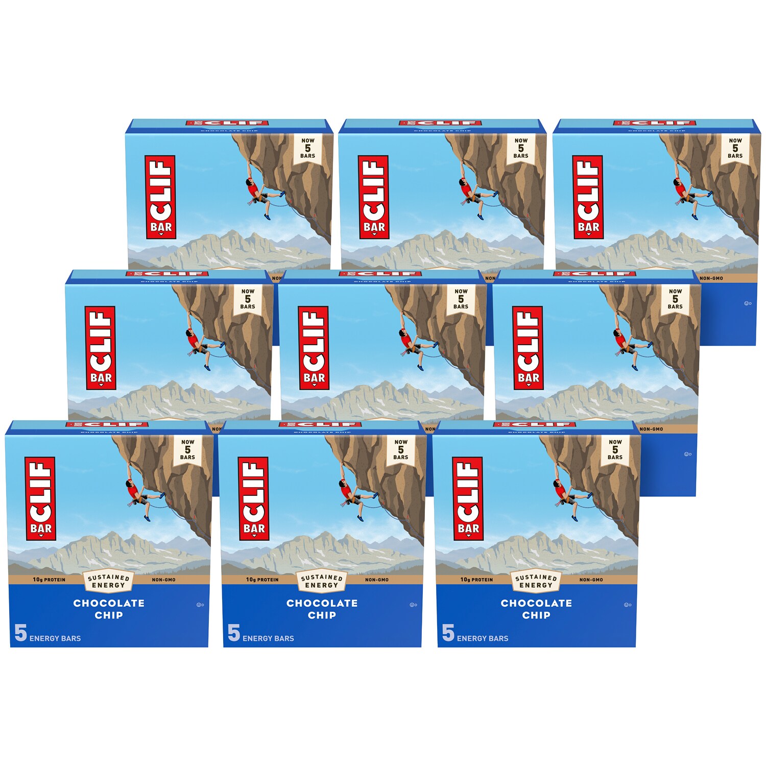 Clif Energy Bars, Chocolate Chip 