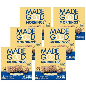 Made Good Mornings Soft Baked Oat Bars, Blueberry