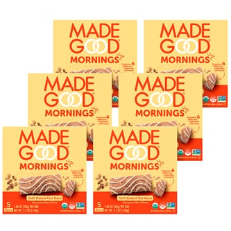 Made Good Mornings Soft Baked Oat Bars, Cinnamon Bun