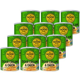 The Good Crisp Company Potato Crisps, Sour Cream & Onion