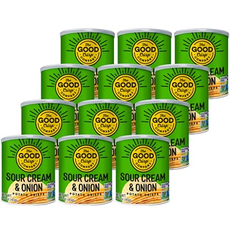 The Good Crisp Company Potato Crisps, Sour Cream & Onion