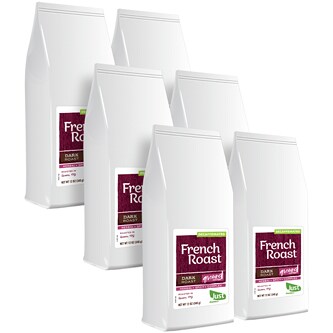 Just FreshDirect Decaffeinated Ground Coffee, French Roast 