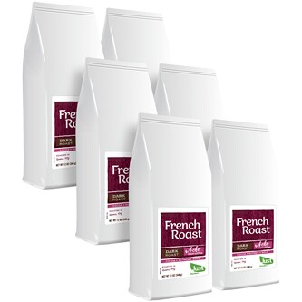 Just FreshDirect Whole Bean Coffee, French Roast 