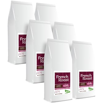 Just FreshDirect Whole Bean Coffee, French Roast 