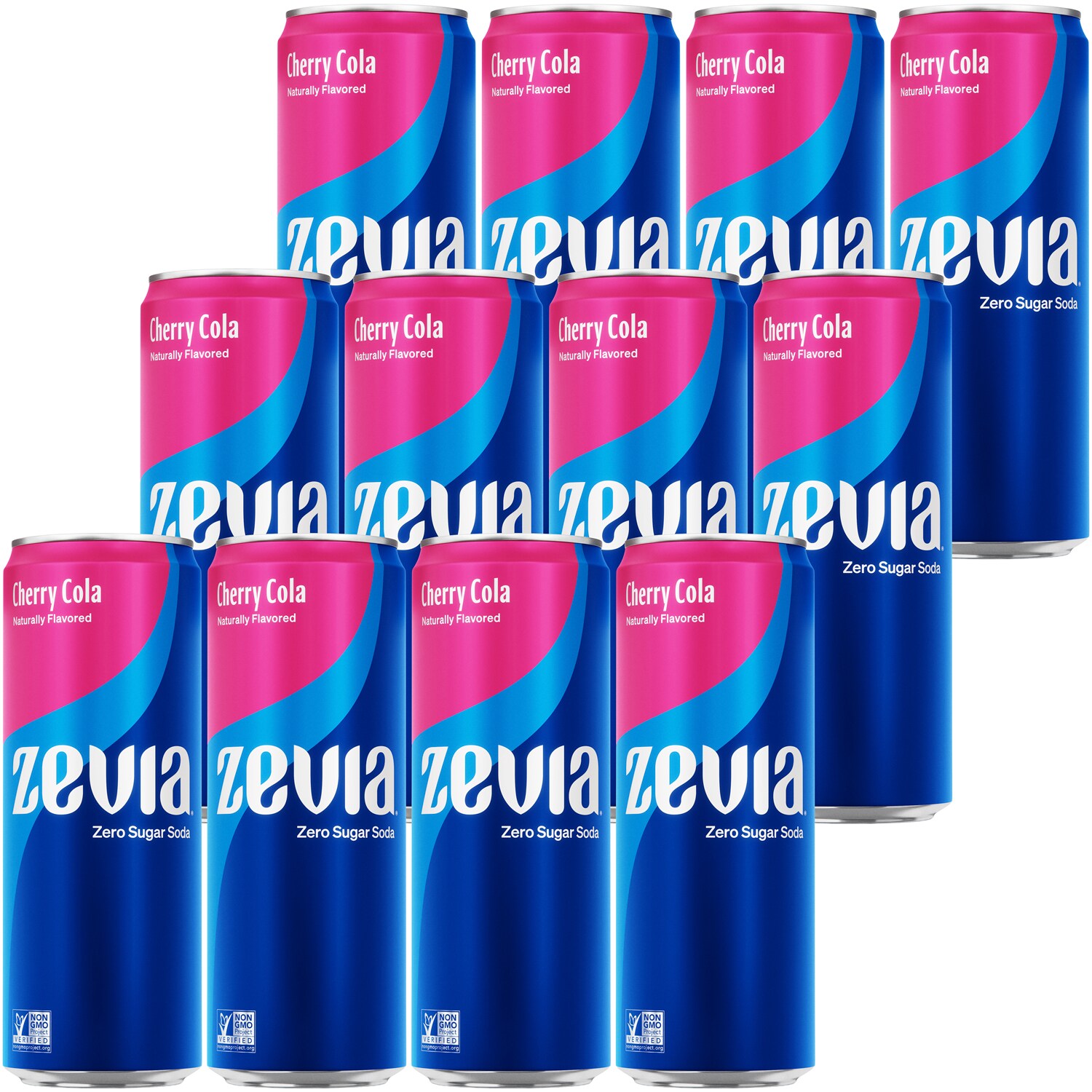 Zevia Zero Sugar Soda, Cherry Cola, Case