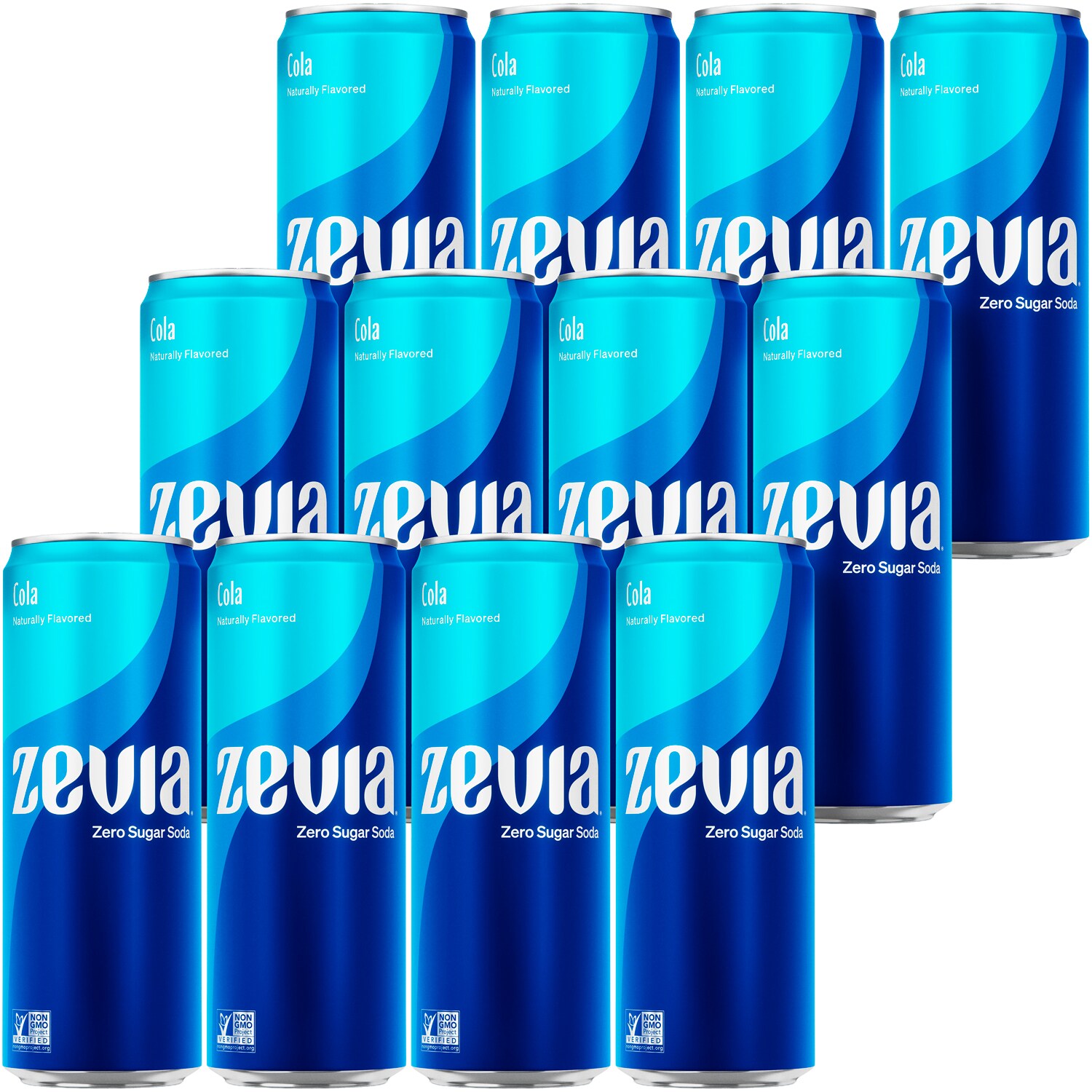 Zevia Zero Sugar Soda, Cola, Case