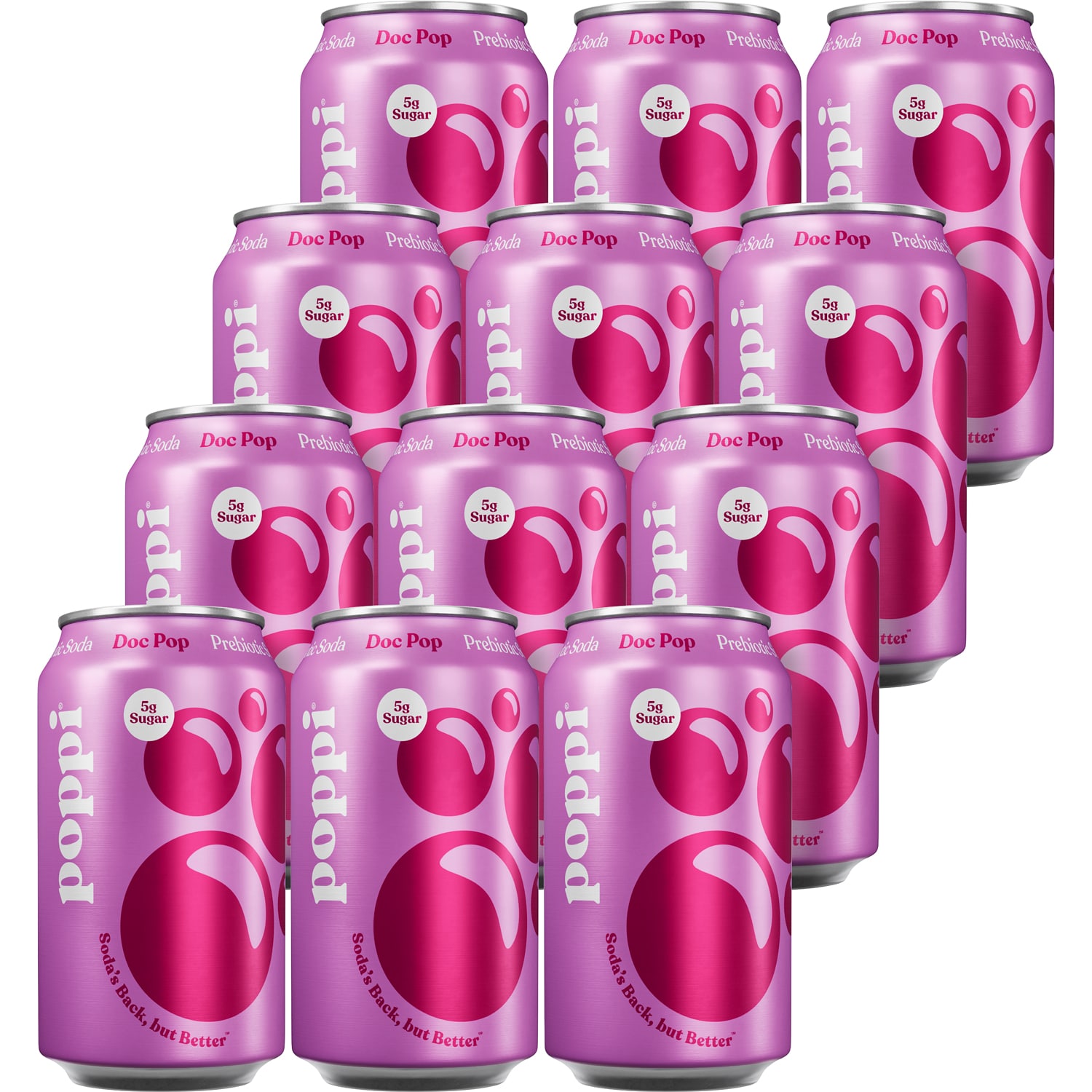 Poppi Prebiotic Soda, Doc Pop, Case