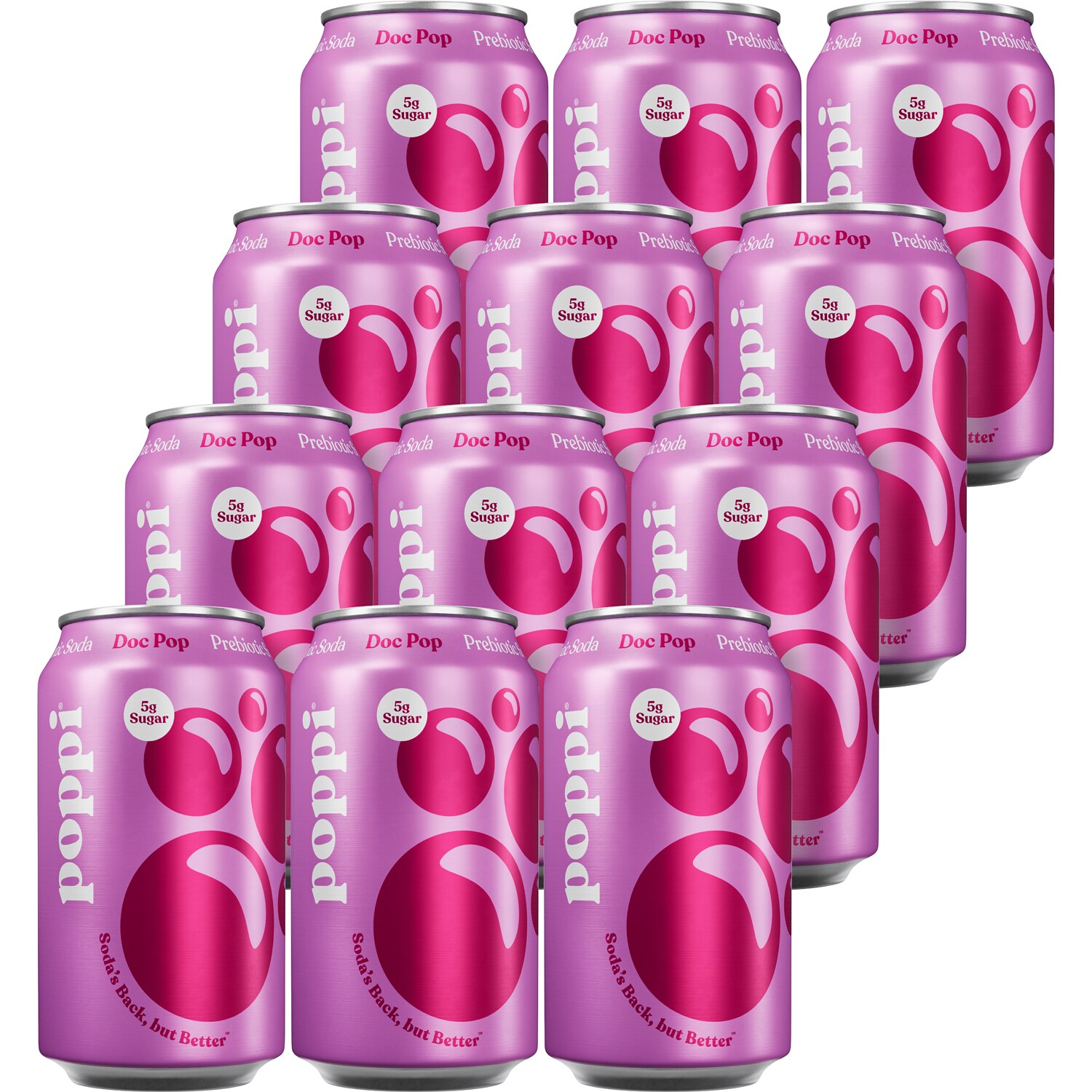 Poppi Prebiotic Soda, Doc Pop, Case