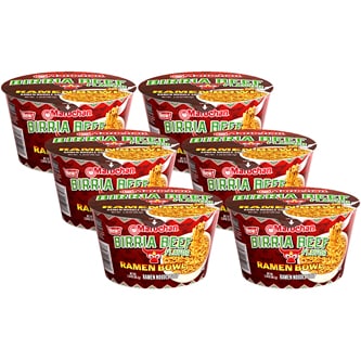 Maruchan Ramen Bowl, Birria Beef Flavor, Case