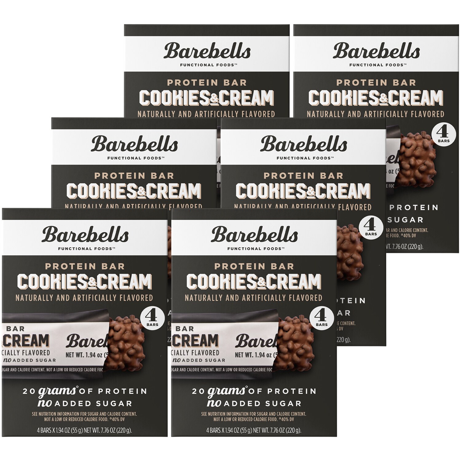 Barebells Protein Bar, Cookies & Cream, Case