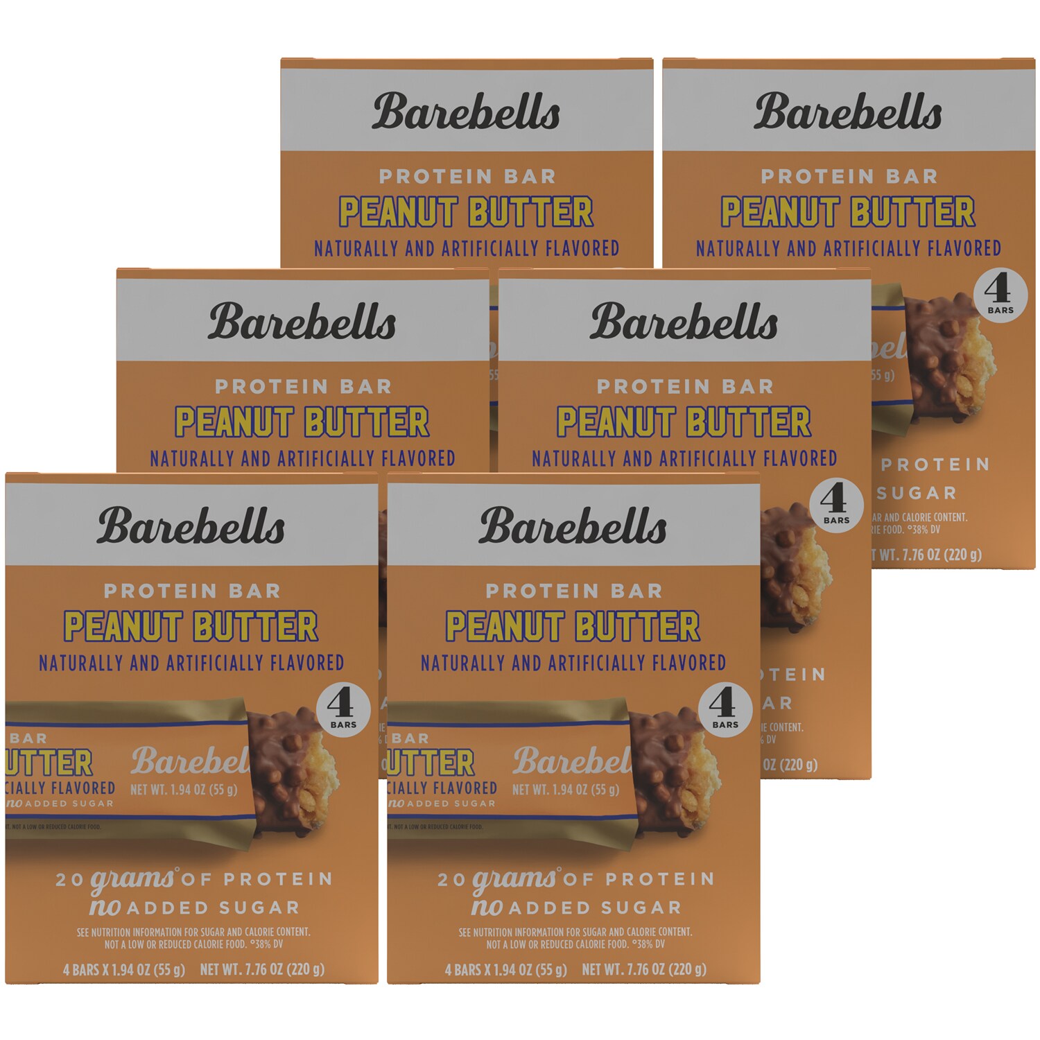 Barebells Protein Bar, Peanut Butter, Case