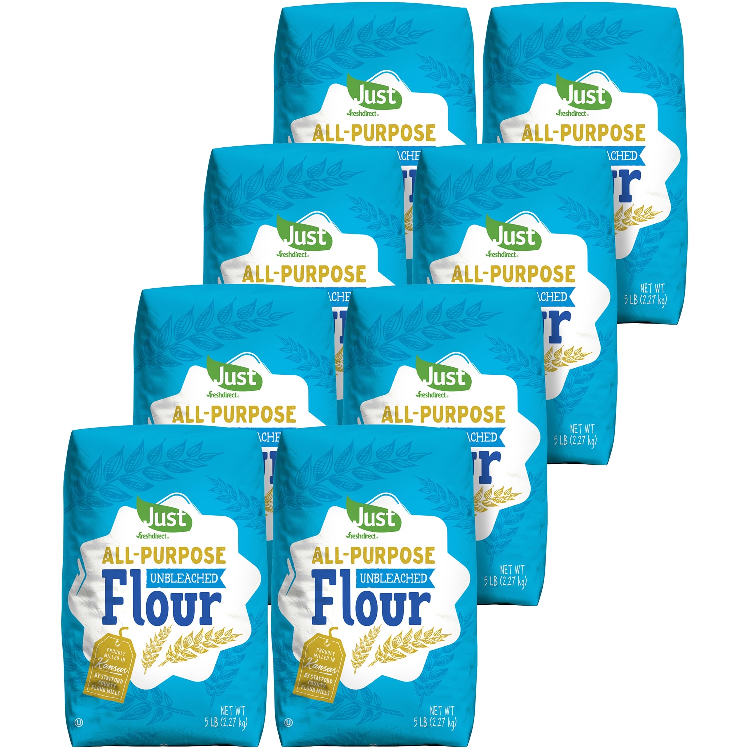 Just FreshDirect Unbleached All-Purpose Flour, Case, image 1 of 2 slides