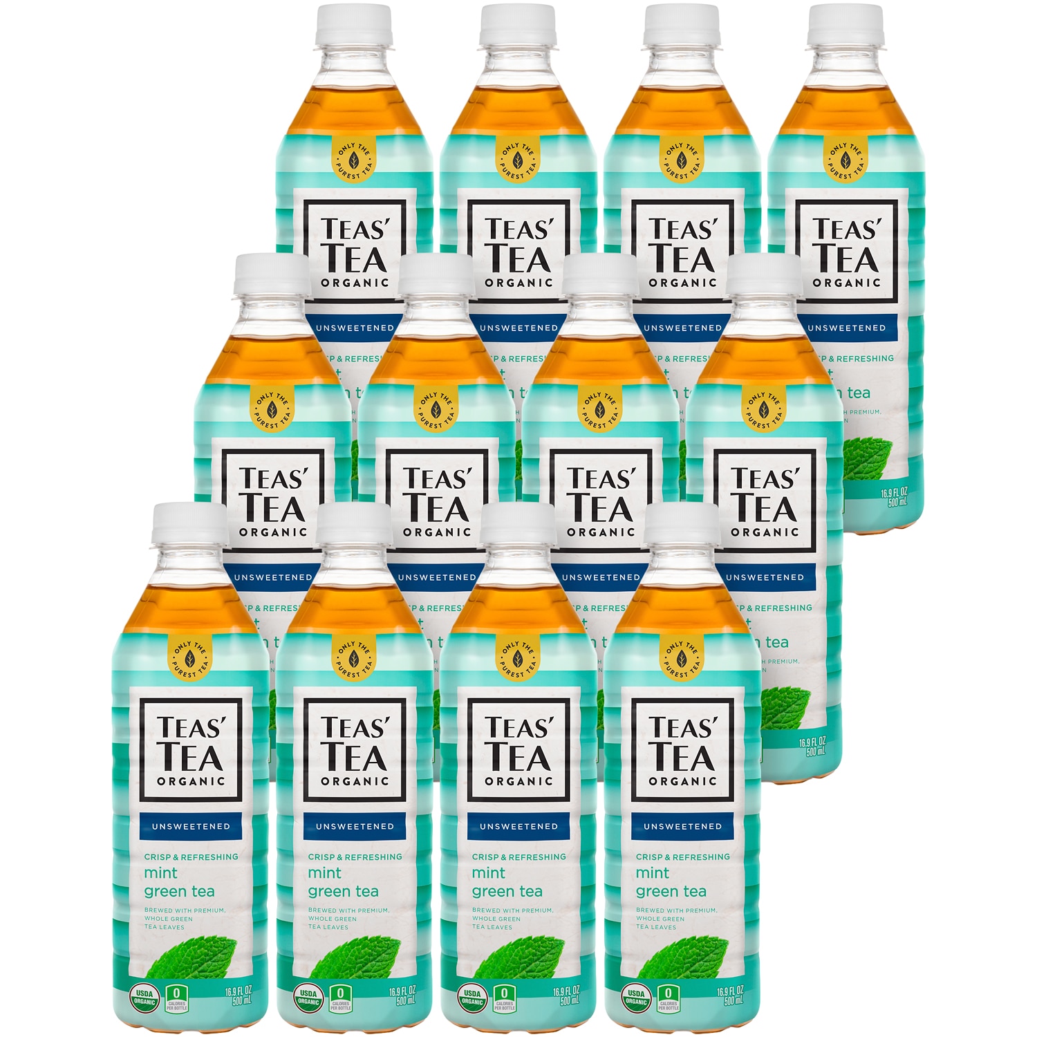 Ito En Teas' Tea, Organic Unsweetened Mint Green Tea, Case