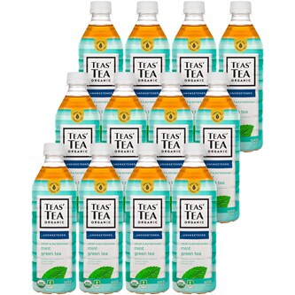 Ito En Teas' Tea, Organic Unsweetened Mint Green Tea, Case