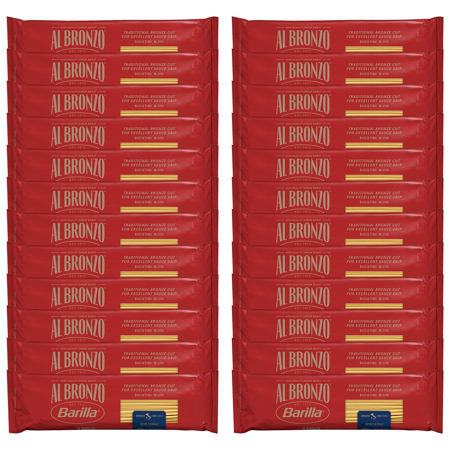 Barilla Al Bronzo Bucatini, Case
