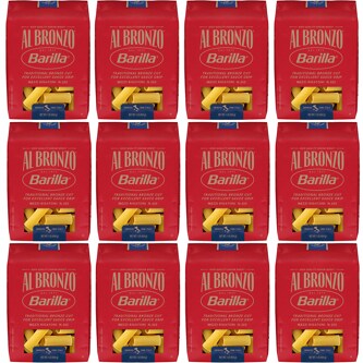 Barilla Al Bronzo Mezzi Rigatoni, Case