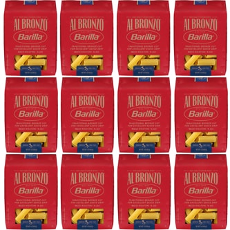 Barilla Al Bronzo Mezzi Rigatoni, Case