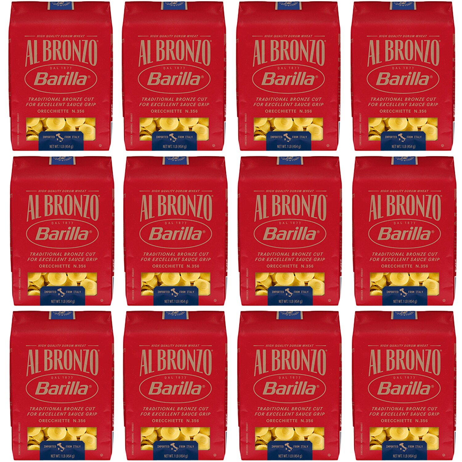 Barilla Al Bronzo Orecchiette, Case