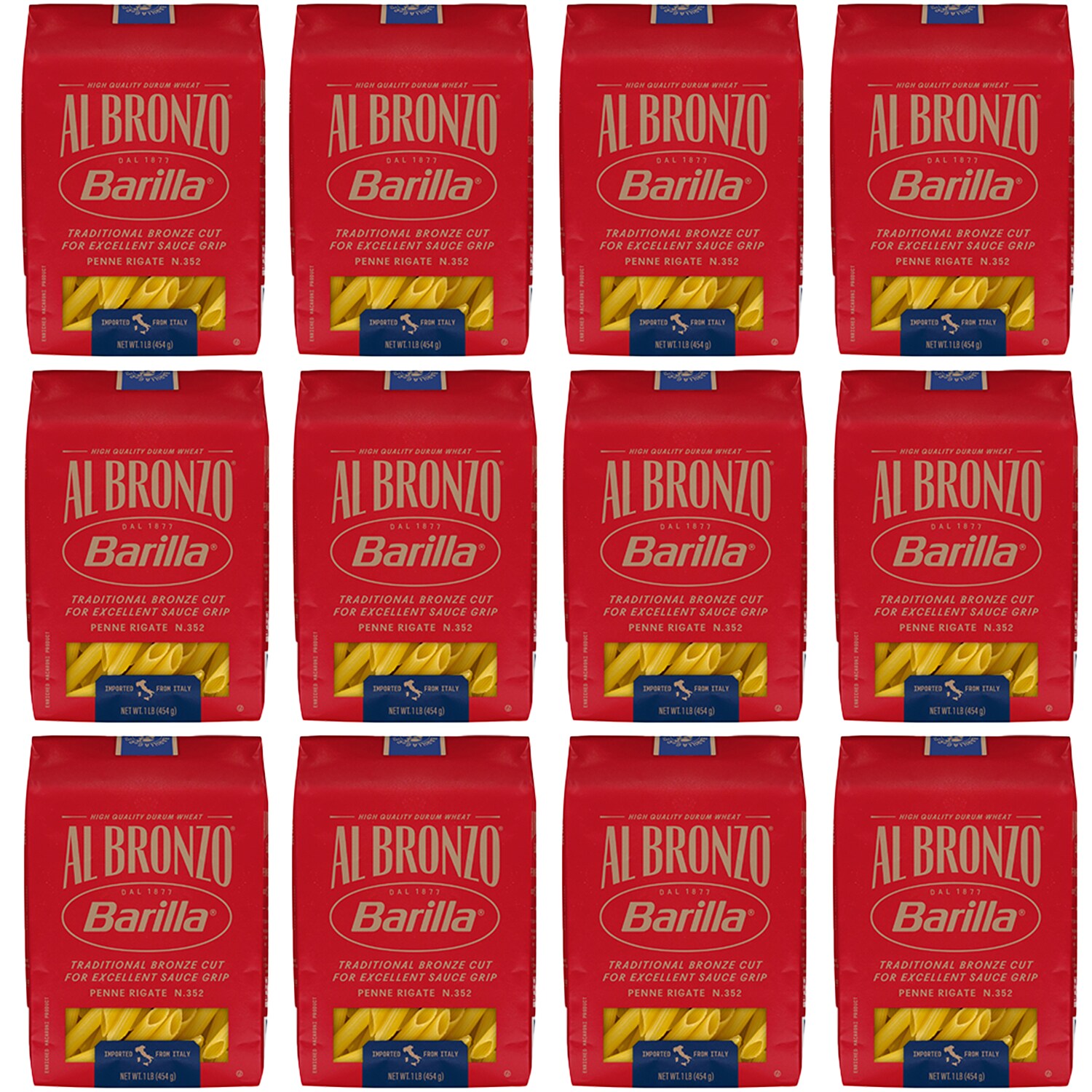 Barilla Al Bronzo Penne, Case