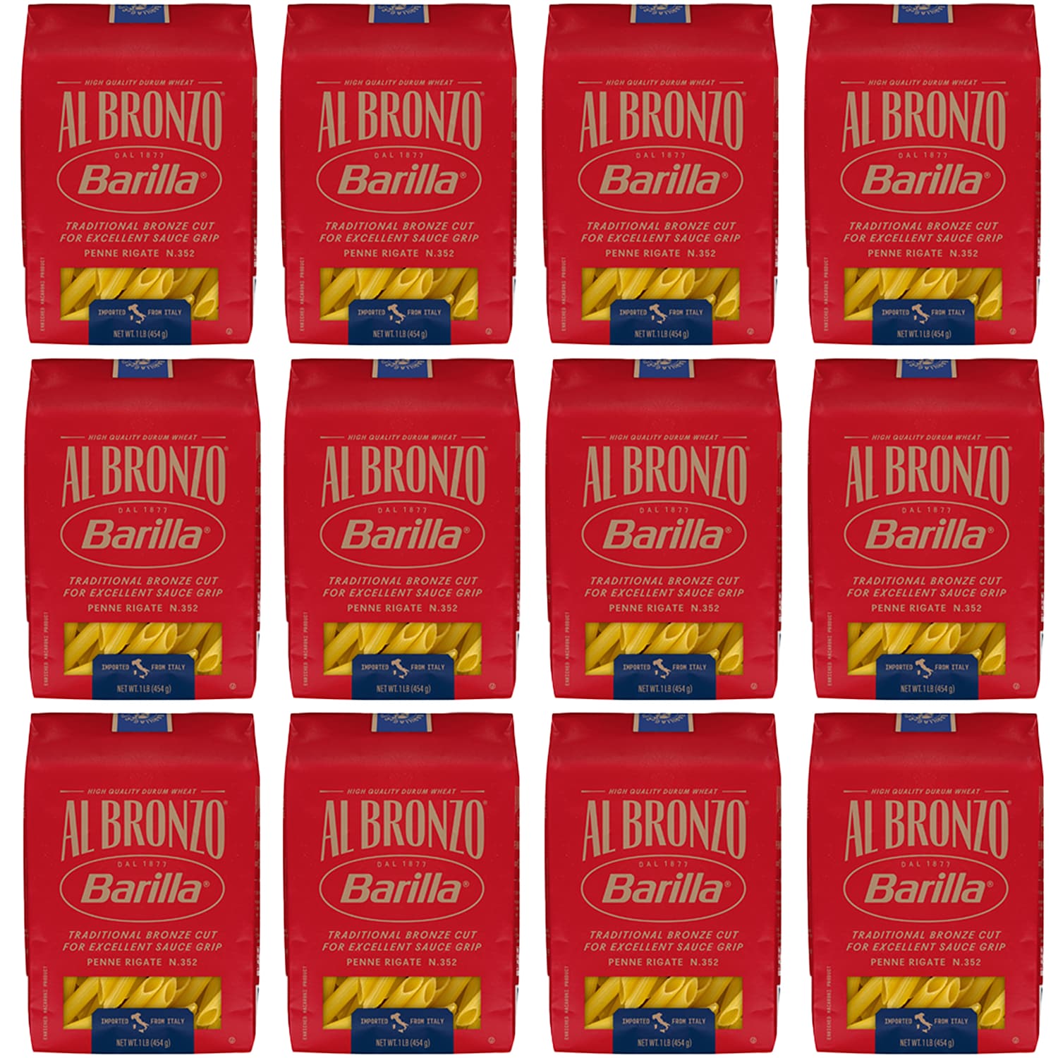 Barilla Al Bronzo Penne, Case