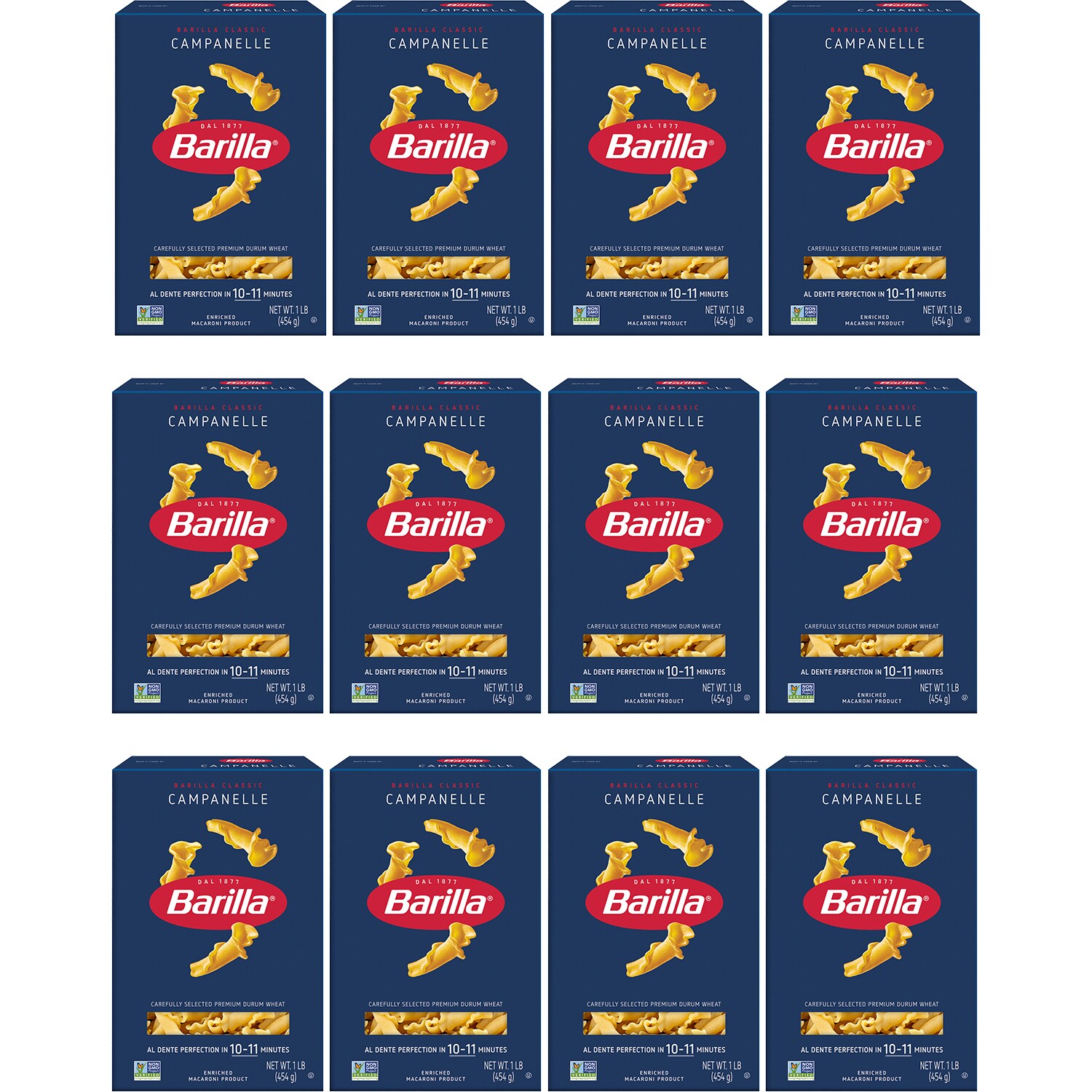 Barilla Campanelle, Case