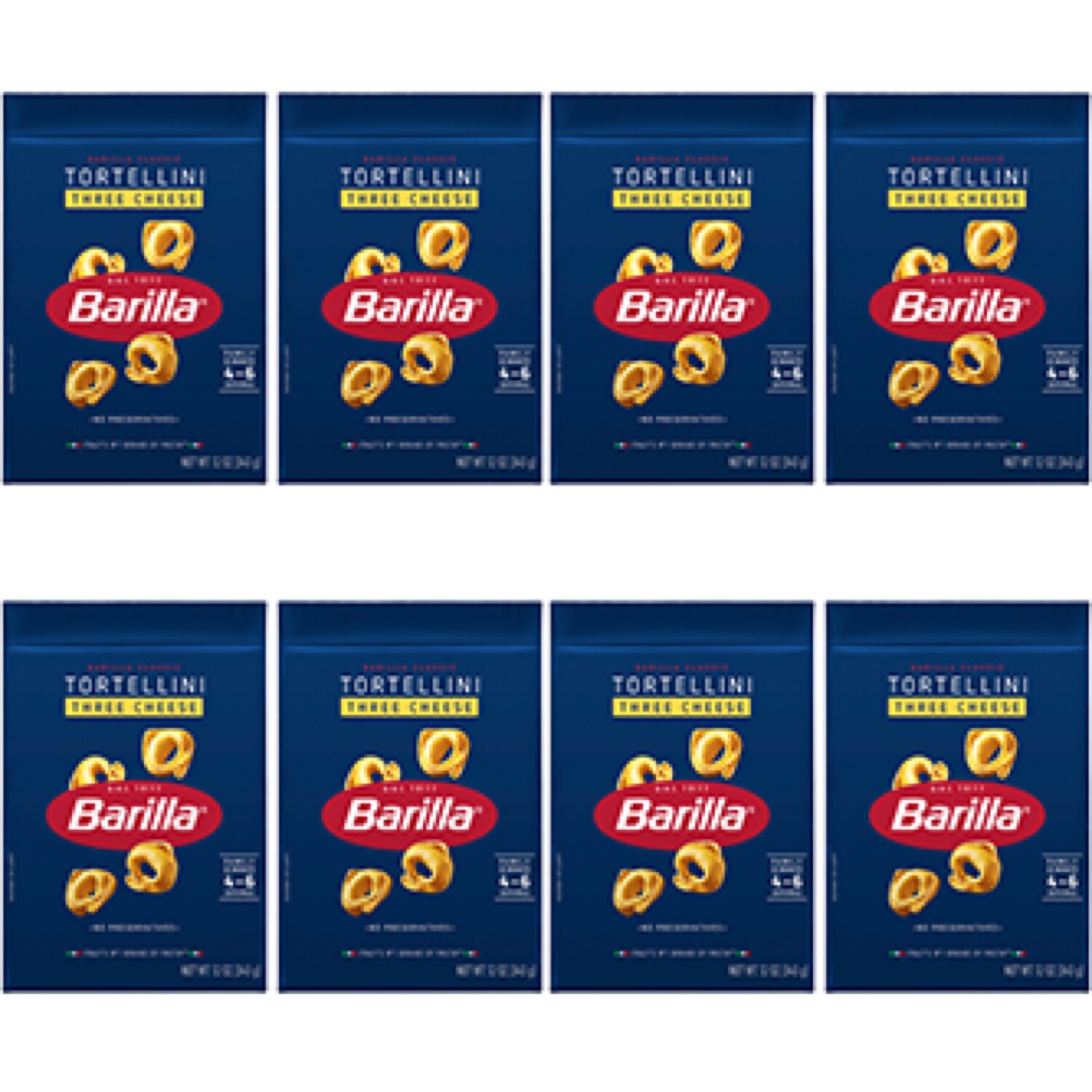 Barilla Collezione Three Cheese Tortellini, Case