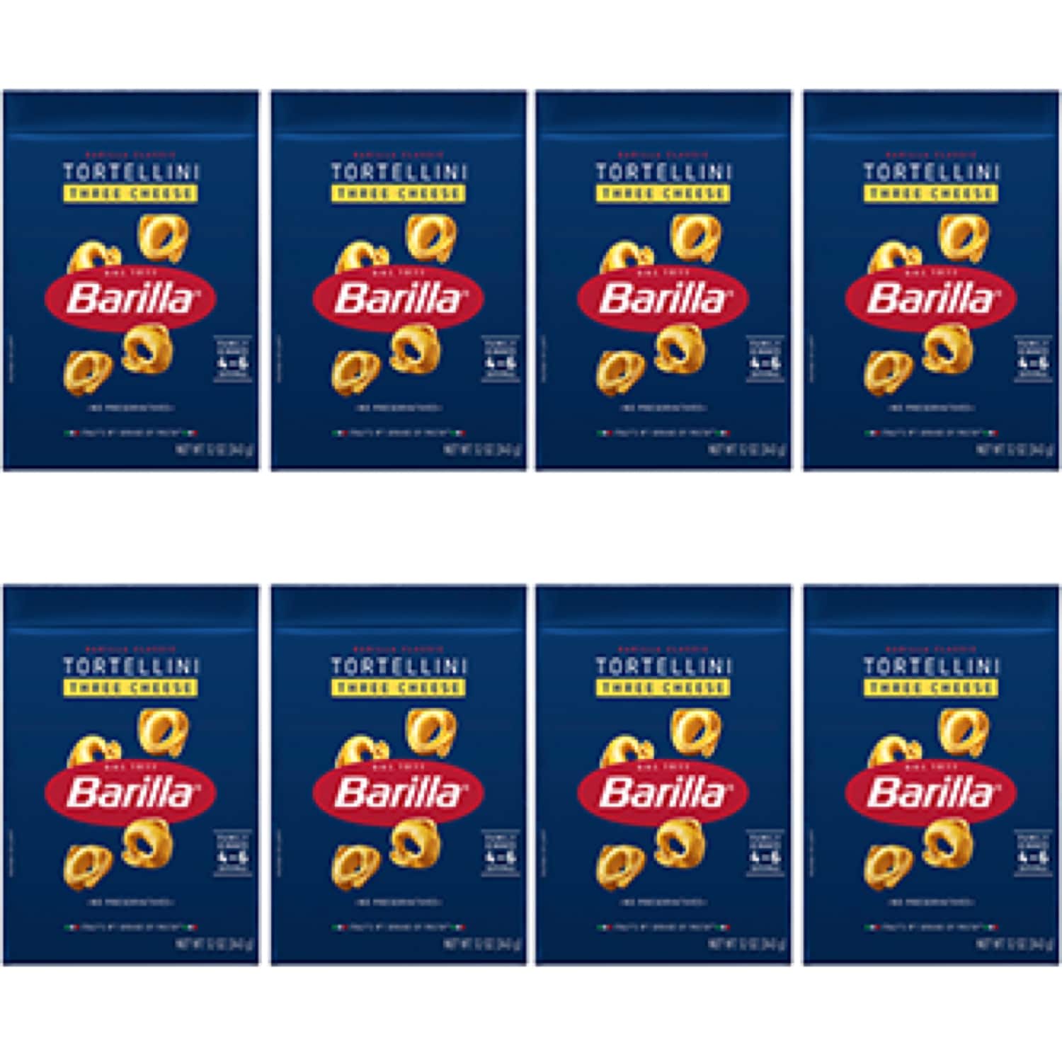 Barilla Collezione Three Cheese Tortellini, Case