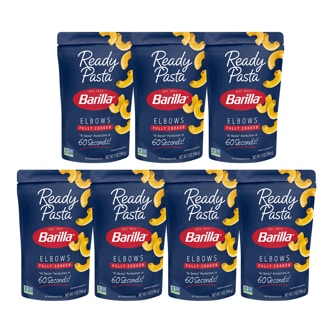 Barilla Fully Cooked Ready Pasta Elbows, Case