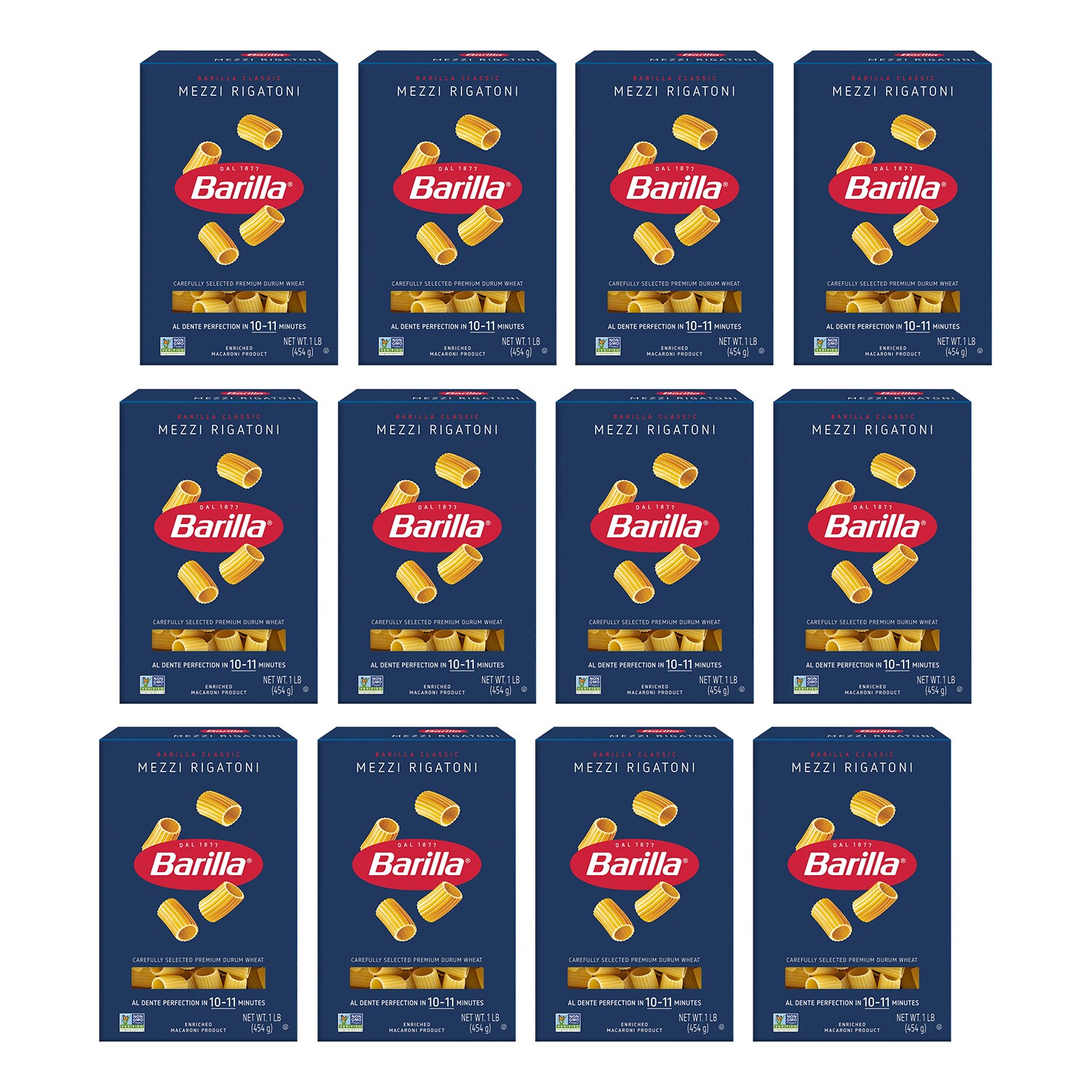 Barilla Mezzi Rigatoni, Case