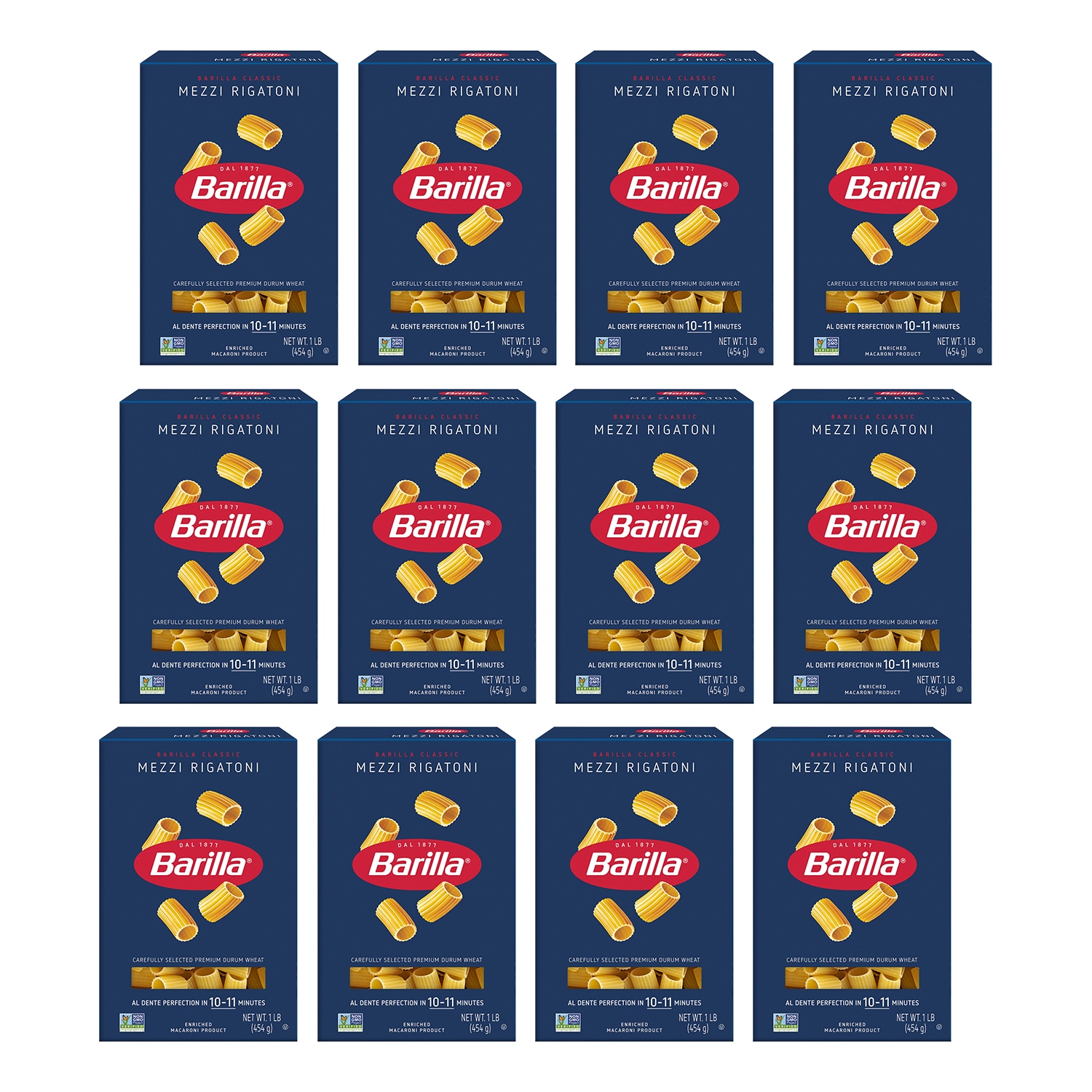 Barilla Mezzi Rigatoni, Case
