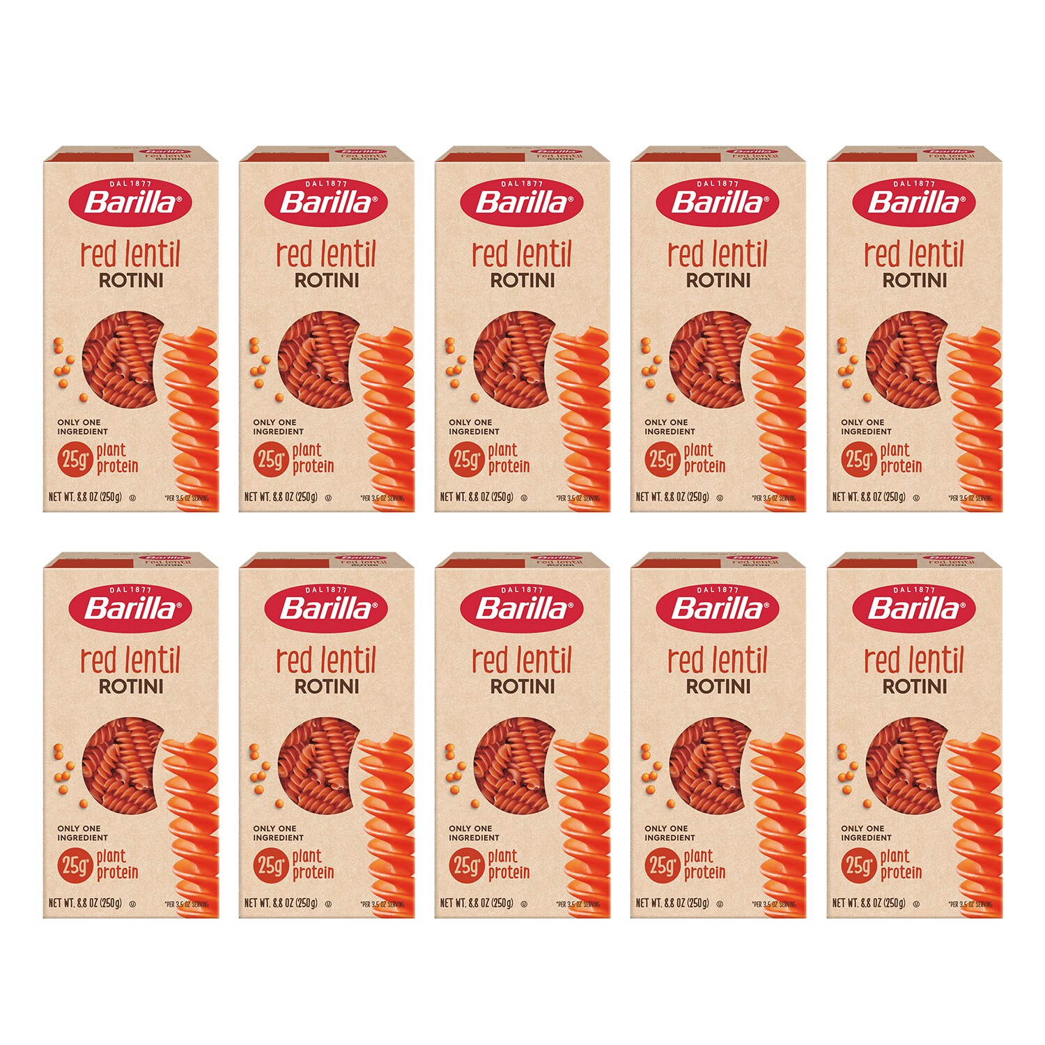 Barilla Red Lentil Rotini, Case