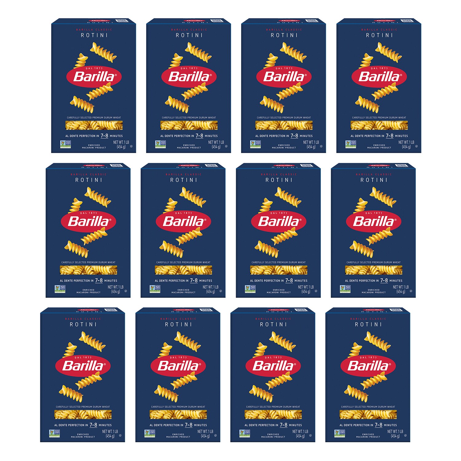 Barilla Rotini, Case