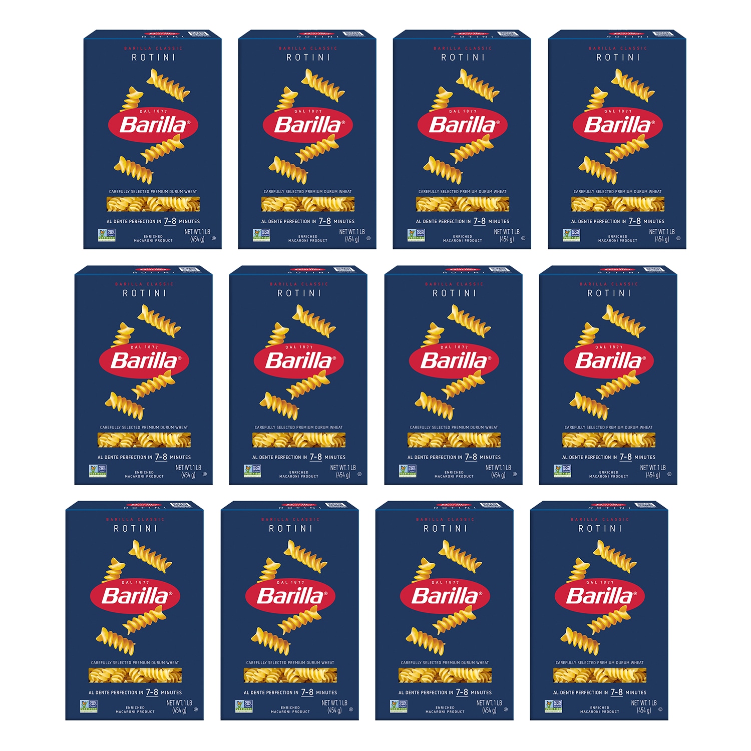 Barilla Rotini, Case
