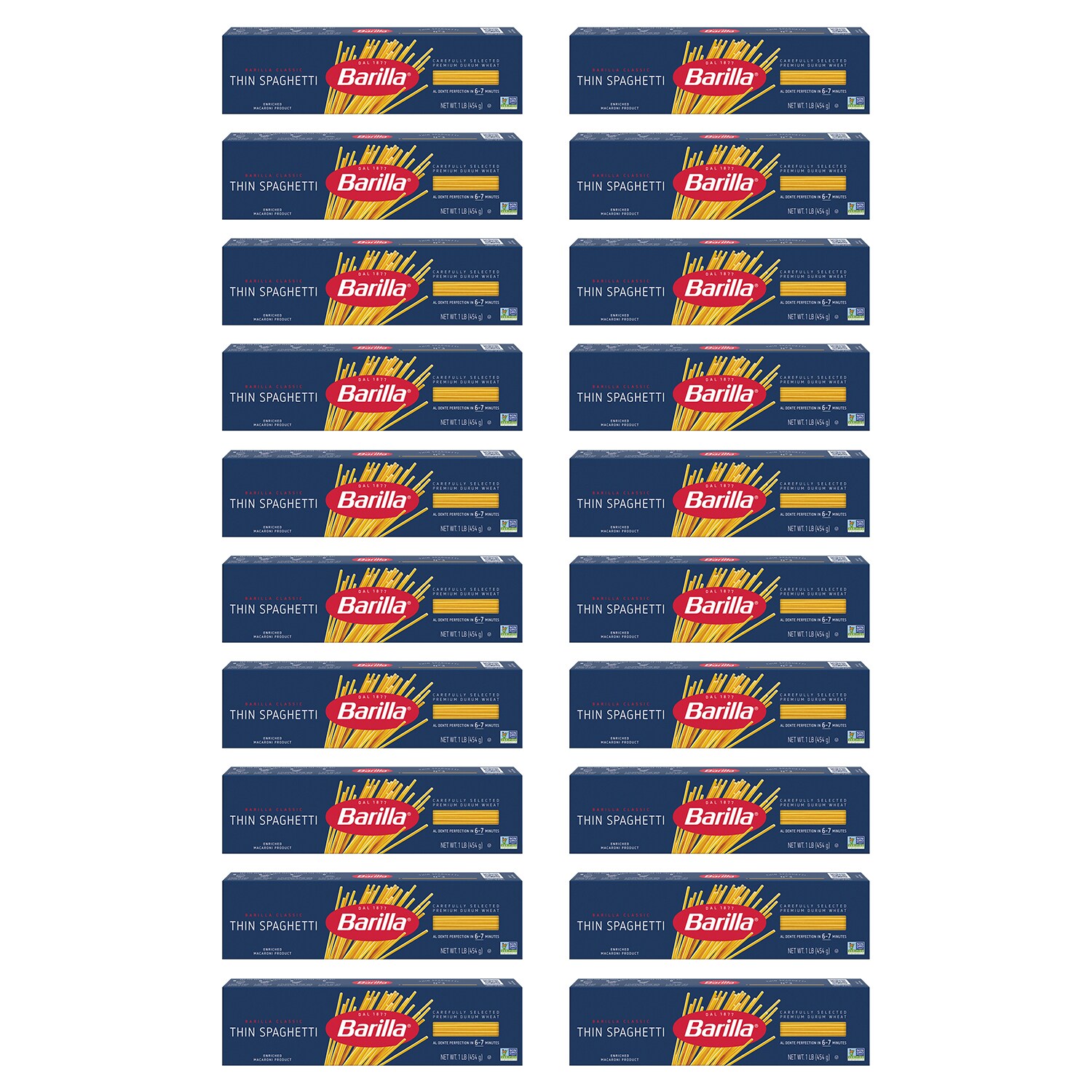 Barilla Thin Spaghetti, Case