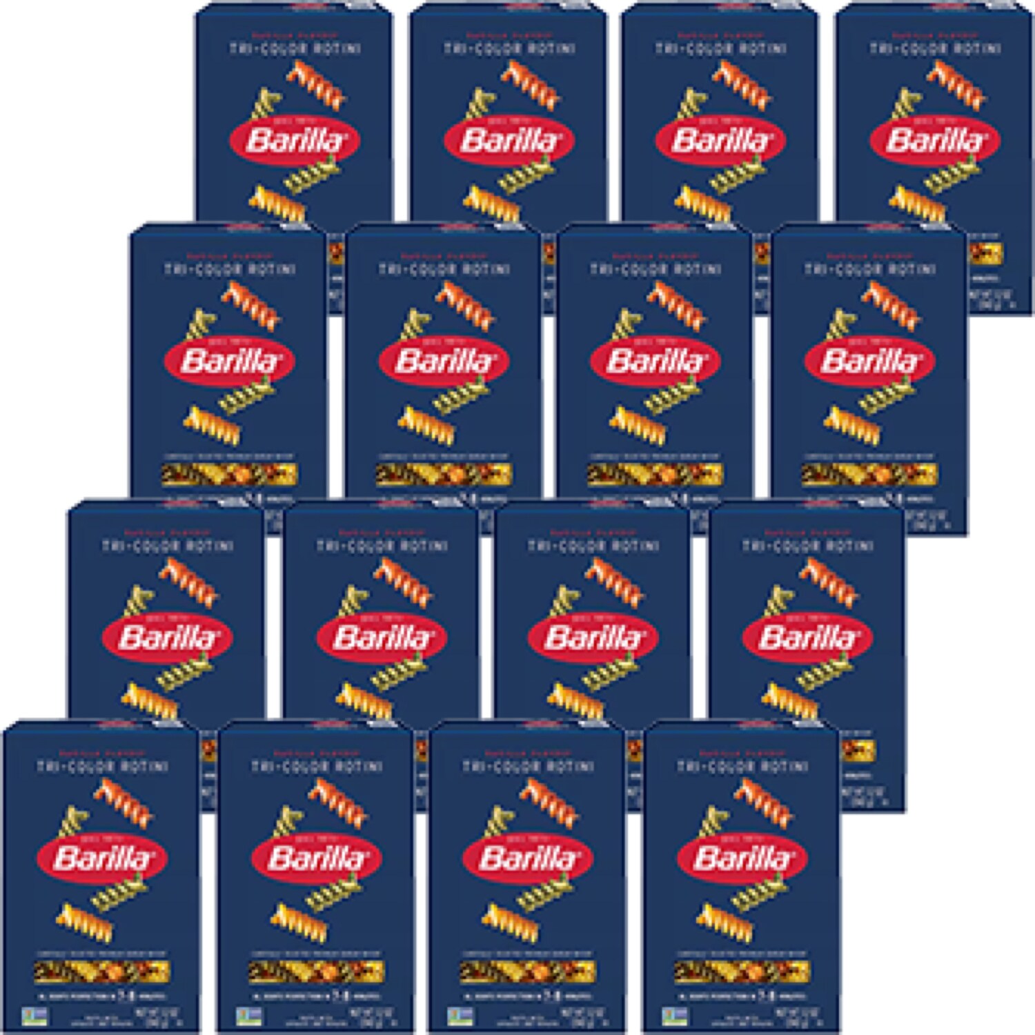 Barilla Tri-Color Rotini, Case