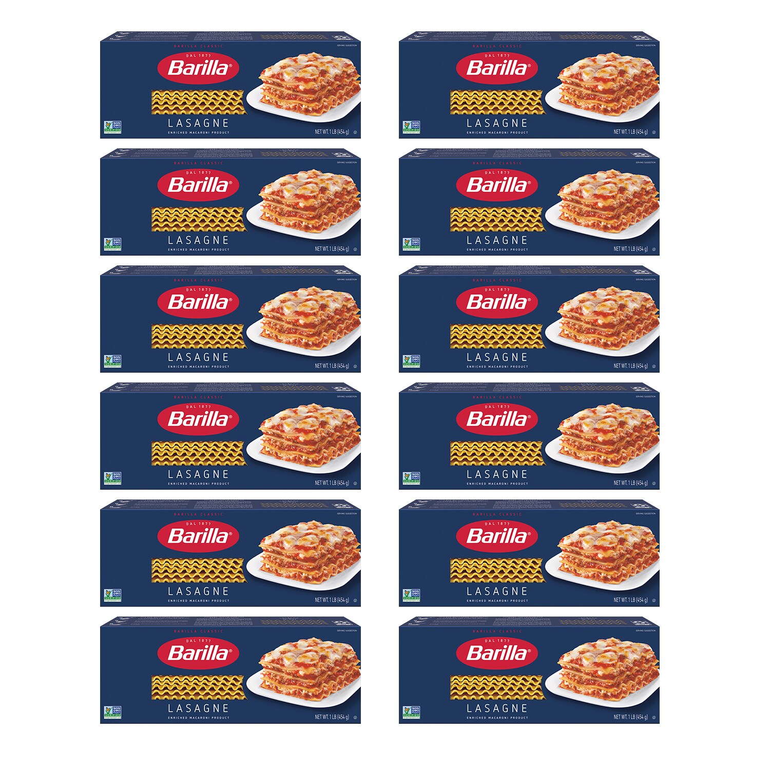 Barilla Wavy Lasagne, Case
