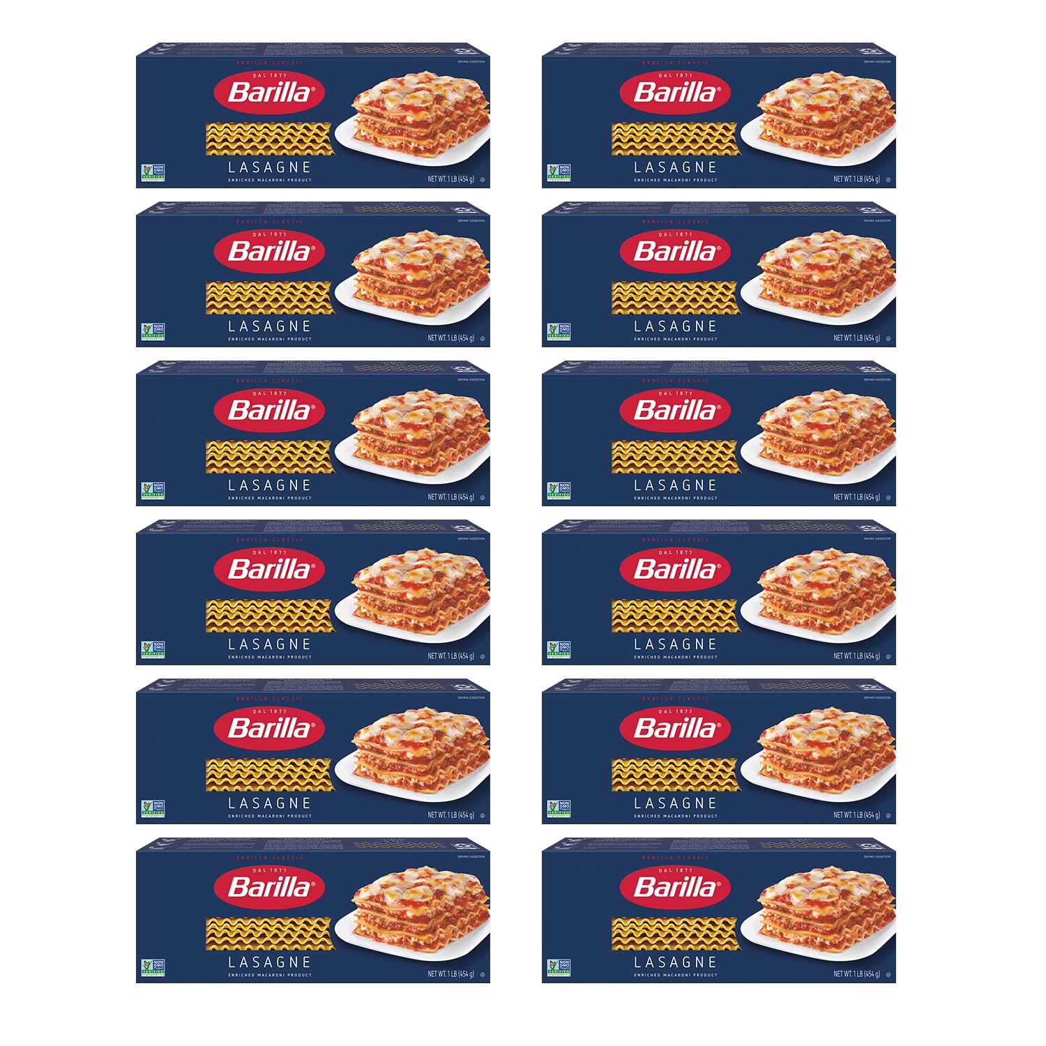 Barilla Wavy Lasagne, Case