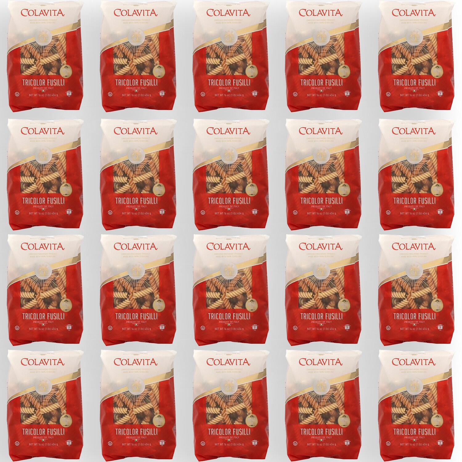 Colavita Tricolor Fusilli, Case