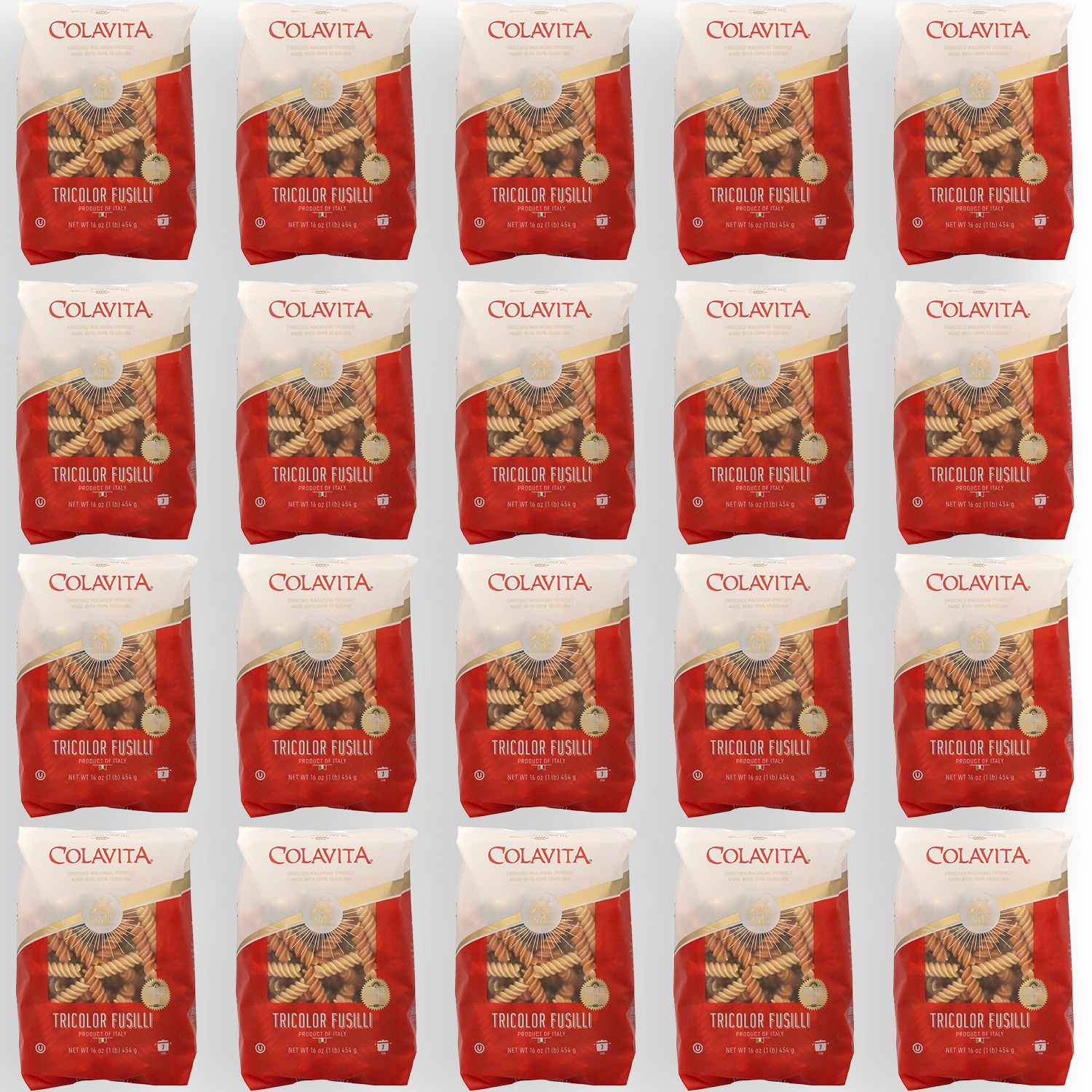 Colavita Tricolor Fusilli, Case
