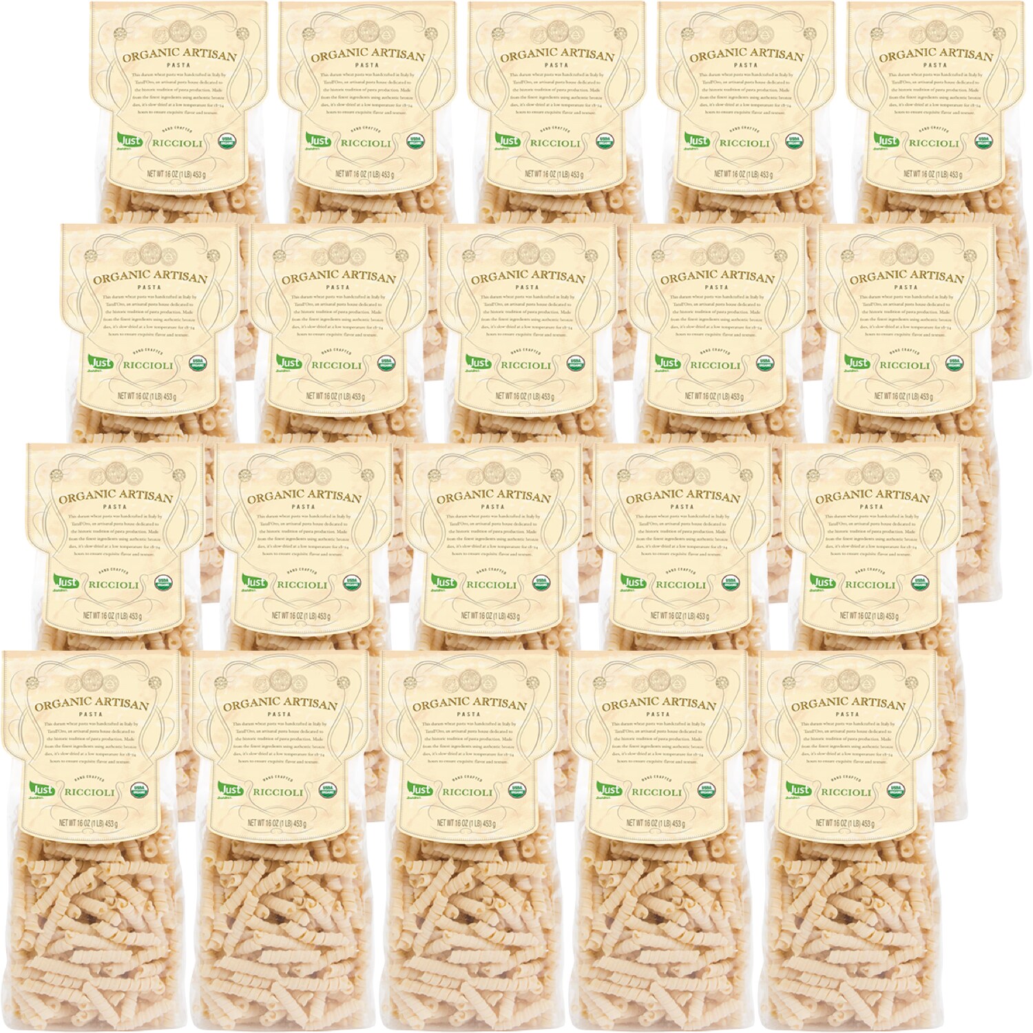 Just FreshDirect Organic Artisan Riccioli, Case