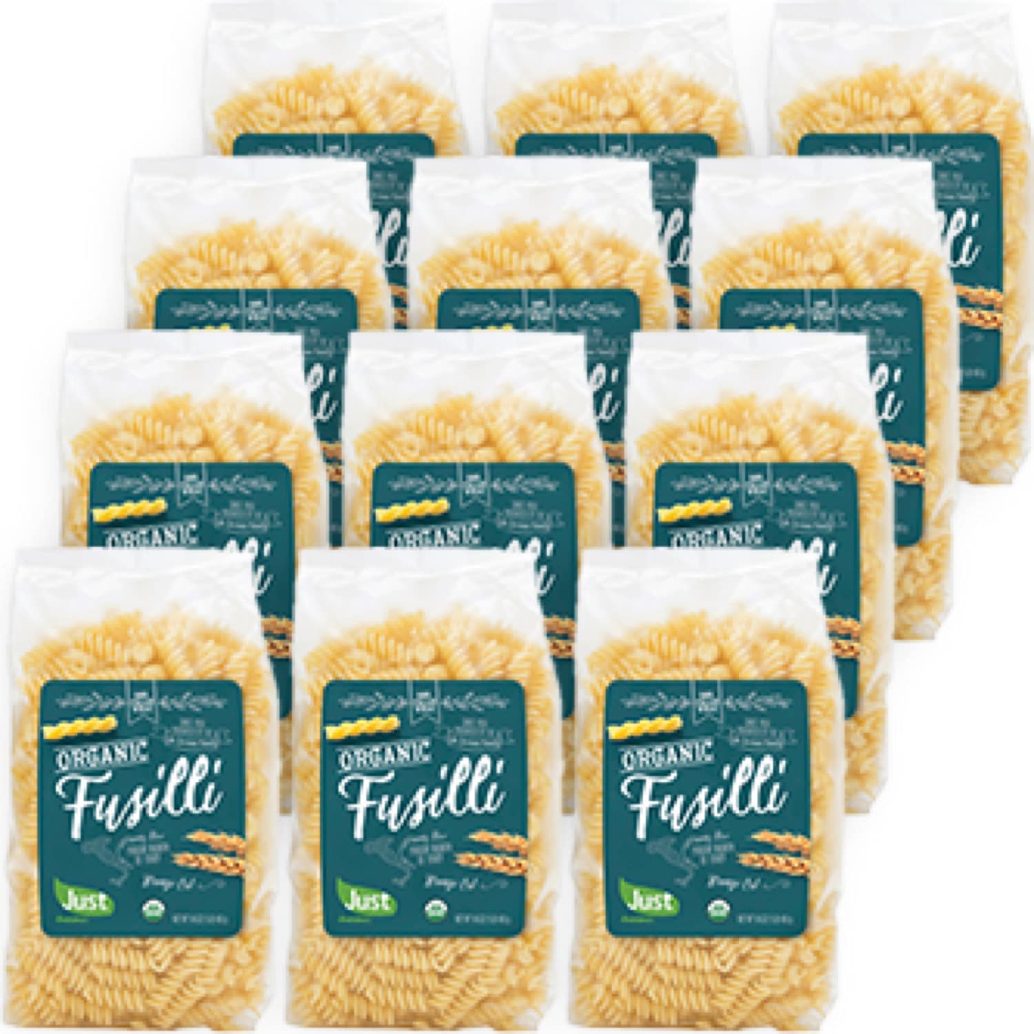 Just FreshDirect Organic Fusilli, Case, image 1 of 2 slides