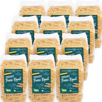 Just FreshDirect Organic Penne Rigati, Case