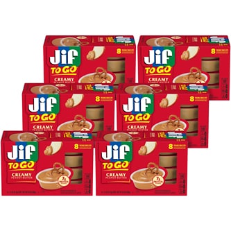 Jif Creamy Peanut Butter To Go Cups, Case