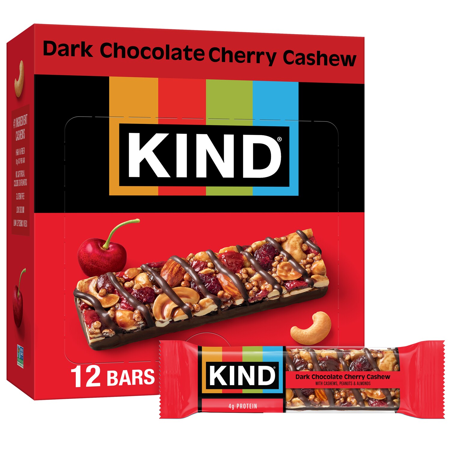 KIND Bars, Dark Chocolate Cherry Cashew