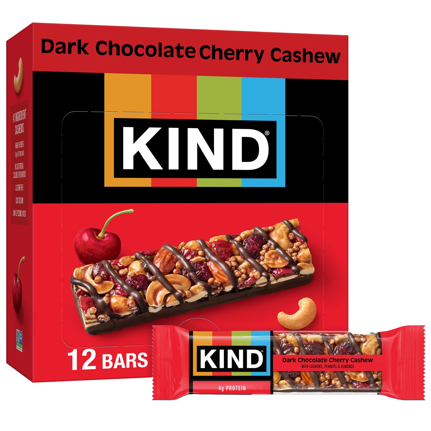 KIND Bars, Dark Chocolate Cherry Cashew