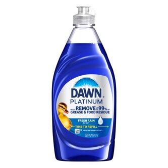 Dawn Ultra Platinum Dishwashing Liquid, Refreshing Rain Scent