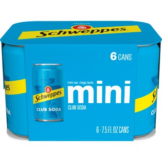 Schweppes Club Soda, Mini Cans