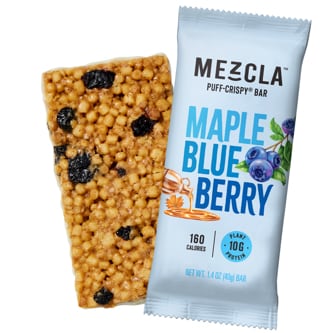 Mezcla Puff-Crispy Bar, Maple Blueberry